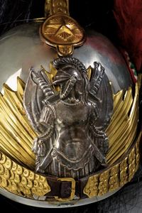 Elmo da truppa dei corazzieri  - Asta Rare Armi Antiche e Militaria da tutto il mondo - Associazione Nazionale - Case d'Asta italiane