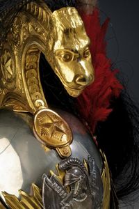 Elmo da truppa dei corazzieri  - Asta Rare Armi Antiche e Militaria da tutto il mondo - Associazione Nazionale - Case d'Asta italiane