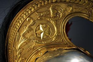 Elmo da truppa dei corazzieri  - Asta Rare Armi Antiche e Militaria da tutto il mondo - Associazione Nazionale - Case d'Asta italiane