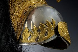 Elmo da truppa dei corazzieri  - Asta Rare Armi Antiche e Militaria da tutto il mondo - Associazione Nazionale - Case d'Asta italiane
