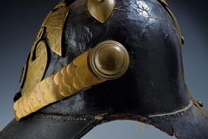 Raro elmo da truppa mod. 1844 del 15� Reggimento di Fanteria  - Asta Rare Armi Antiche e Militaria da tutto il mondo - Associazione Nazionale - Case d'Asta italiane