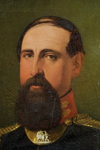 Olio su tela  - Asta Rare Armi Antiche e Militaria da tutto il mondo - Associazione Nazionale - Case d'Asta italiane