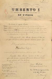 Kepi da capitano di artiglieria con spalline ed attestato  - Asta Rare Armi Antiche e Militaria da tutto il mondo - Associazione Nazionale - Case d'Asta italiane