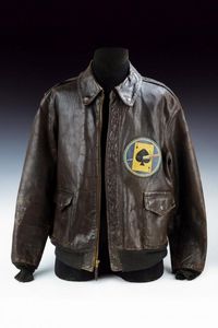 Rara giacca da aviatore in pelle modello A2 della Army Air Force - 116� Squadrone  - Asta Rare Armi Antiche e Militaria da tutto il mondo - Associazione Nazionale - Case d'Asta italiane