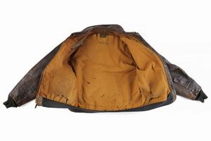 Rara giacca da aviatore in pelle modello A2 della Army Air Force - 116� Squadrone  - Asta Rare Armi Antiche e Militaria da tutto il mondo - Associazione Nazionale - Case d'Asta italiane