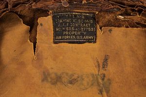 Rara giacca da aviatore in pelle modello A2 della Army Air Force - 116� Squadrone  - Asta Rare Armi Antiche e Militaria da tutto il mondo - Associazione Nazionale - Case d'Asta italiane