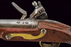 Pistola a pietra focaia da cavalleria di Nock dell'East India Company  - Asta Rare Armi Antiche e Militaria da tutto il mondo - Associazione Nazionale - Case d'Asta italiane