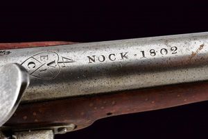 Pistola a pietra focaia da cavalleria di Nock dell'East India Company  - Asta Rare Armi Antiche e Militaria da tutto il mondo - Associazione Nazionale - Case d'Asta italiane