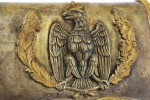 Rarissimo set di giberna con bandoliera, cintura, dragona e attacchi per sciabola  - Asta Rare Armi Antiche e Militaria da tutto il mondo - Associazione Nazionale - Case d'Asta italiane