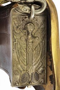 Rarissimo set di giberna con bandoliera, cintura, dragona e attacchi per sciabola  - Asta Rare Armi Antiche e Militaria da tutto il mondo - Associazione Nazionale - Case d'Asta italiane