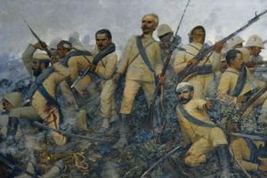 L'ultima resistenza di De Cristoforis alla Battaglia di Dogali  - Asta Rare Armi Antiche e Militaria da tutto il mondo - Associazione Nazionale - Case d'Asta italiane