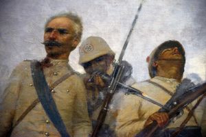 L'ultima resistenza di De Cristoforis alla Battaglia di Dogali  - Asta Rare Armi Antiche e Militaria da tutto il mondo - Associazione Nazionale - Case d'Asta italiane