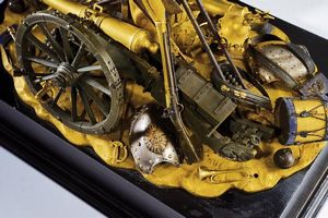 Straordinario trofeo d'armi in miniatura  - Asta Rare Armi Antiche e Militaria da tutto il mondo - Associazione Nazionale - Case d'Asta italiane