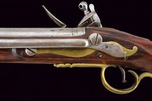 Pistola a pietra focaia Long Sea Service  - Asta Rare Armi Antiche e Militaria da tutto il mondo - Associazione Nazionale - Case d'Asta italiane