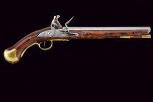 Pistola a pietra focaia Long Sea Service  - Asta Rare Armi Antiche e Militaria da tutto il mondo - Associazione Nazionale - Case d'Asta italiane