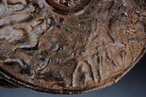 Rara rotella in cuoio bollito  - Asta Rare Armi Antiche e Militaria da tutto il mondo - Associazione Nazionale - Case d'Asta italiane