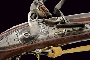 Fucile Brown Bess a pietra focaia con baionetta  - Asta Rare Armi Antiche e Militaria da tutto il mondo - Associazione Nazionale - Case d'Asta italiane