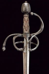 Magnifica spada da cavallo ageminata in argento  - Asta Rare Armi Antiche e Militaria da tutto il mondo - Associazione Nazionale - Case d'Asta italiane