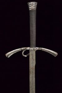 Rarissima spada da caccia a una mano e mezza tardo gotica  - Asta Rare Armi Antiche e Militaria da tutto il mondo - Associazione Nazionale - Case d'Asta italiane