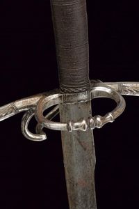 Rarissima spada da caccia a una mano e mezza tardo gotica  - Asta Rare Armi Antiche e Militaria da tutto il mondo - Associazione Nazionale - Case d'Asta italiane