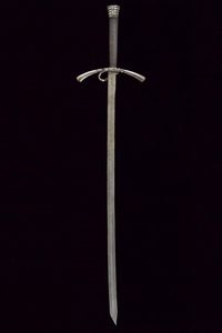 Rarissima spada da caccia a una mano e mezza tardo gotica  - Asta Rare Armi Antiche e Militaria da tutto il mondo - Associazione Nazionale - Case d'Asta italiane
