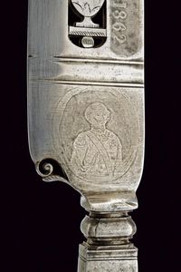 Rara ed elegante coltella di Villani  - Asta Rare Armi Antiche e Militaria da tutto il mondo - Associazione Nazionale - Case d'Asta italiane