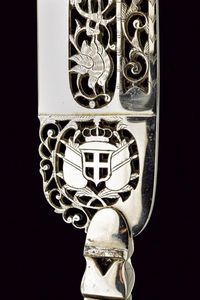 Rara e raffinata coltella da caccia  - Asta Rare Armi Antiche e Militaria da tutto il mondo - Associazione Nazionale - Case d'Asta italiane