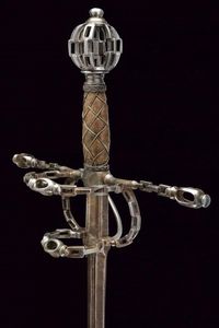 Spada da lato con decorazioni a catena  - Asta Rare Armi Antiche e Militaria da tutto il mondo - Associazione Nazionale - Case d'Asta italiane