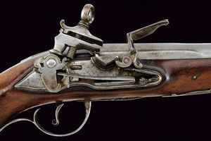 Rara pistola alla micheletta con baionetta pieghevole  - Asta Rare Armi Antiche e Militaria da tutto il mondo - Associazione Nazionale - Case d'Asta italiane