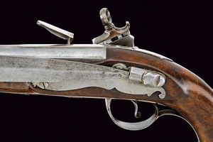 Rara pistola alla micheletta con baionetta pieghevole  - Asta Rare Armi Antiche e Militaria da tutto il mondo - Associazione Nazionale - Case d'Asta italiane