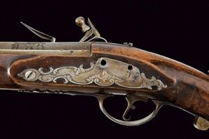 Scavezzo a pietra focaia di G.M. Loggia  - Asta Rare Armi Antiche e Militaria da tutto il mondo - Associazione Nazionale - Case d'Asta italiane