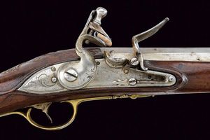 Bel trombone a pietra focaia  - Asta Rare Armi Antiche e Militaria da tutto il mondo - Associazione Nazionale - Case d'Asta italiane