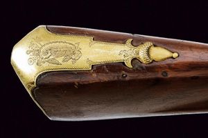 Bel trombone a pietra focaia  - Asta Rare Armi Antiche e Militaria da tutto il mondo - Associazione Nazionale - Case d'Asta italiane