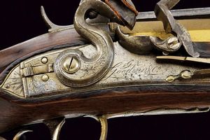 Trombone a pietra focaia da marina con baionetta a scatto di Goodwin  - Asta Rare Armi Antiche e Militaria da tutto il mondo - Associazione Nazionale - Case d'Asta italiane