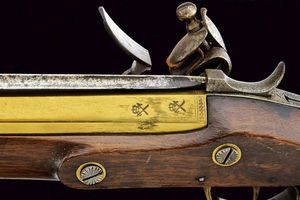 Trombone a pietra focaia da marina con baionetta a scatto di Goodwin  - Asta Rare Armi Antiche e Militaria da tutto il mondo - Associazione Nazionale - Case d'Asta italiane