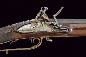 Interessante fucile a pietra focaia  - Asta Rare Armi Antiche e Militaria da tutto il mondo - Associazione Nazionale - Case d'Asta italiane