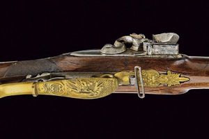 Interessante fucile a pietra focaia  - Asta Rare Armi Antiche e Militaria da tutto il mondo - Associazione Nazionale - Case d'Asta italiane