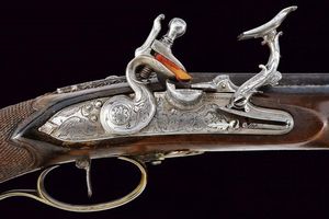 Fucile alla fiorentina di Cosimo Menghini  - Asta Rare Armi Antiche e Militaria da tutto il mondo - Associazione Nazionale - Case d'Asta italiane