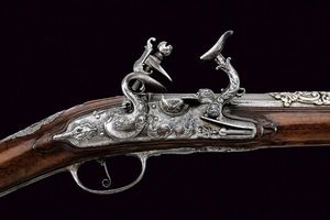 Bel fucile alla fiorentina di Ottaviano Pozzi  - Asta Rare Armi Antiche e Militaria da tutto il mondo - Associazione Nazionale - Case d'Asta italiane