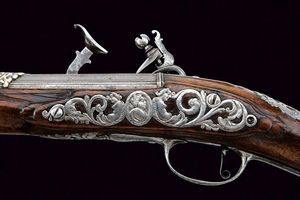Bel fucile alla fiorentina di Ottaviano Pozzi  - Asta Rare Armi Antiche e Militaria da tutto il mondo - Associazione Nazionale - Case d'Asta italiane