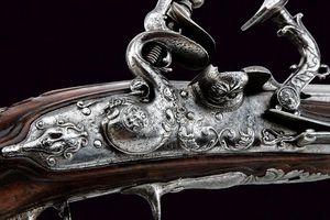 Bel fucile alla fiorentina di Ottaviano Pozzi  - Asta Rare Armi Antiche e Militaria da tutto il mondo - Associazione Nazionale - Case d'Asta italiane