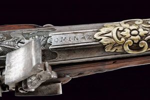Raffinato fucile alla fiorentina  - Asta Rare Armi Antiche e Militaria da tutto il mondo - Associazione Nazionale - Case d'Asta italiane