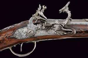 Raffinato fucile alla fiorentina  - Asta Rare Armi Antiche e Militaria da tutto il mondo - Associazione Nazionale - Case d'Asta italiane