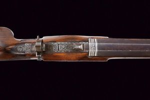 Raro fucile da sala a luminello di F. Dischler  - Asta Rare Armi Antiche e Militaria da tutto il mondo - Associazione Nazionale - Case d'Asta italiane