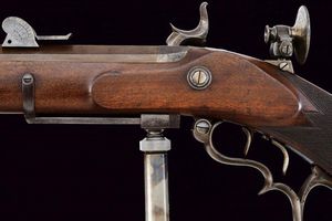Bel fucile da tiro di Muller  - Asta Rare Armi Antiche e Militaria da tutto il mondo - Associazione Nazionale - Case d'Asta italiane