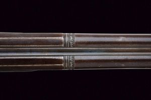 Doppietta a pietra focaia di G. Scalafiot  - Asta Rare Armi Antiche e Militaria da tutto il mondo - Associazione Nazionale - Case d'Asta italiane