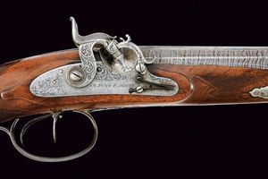 Bella doppietta a luminello di V. Funk & S�hne  - Asta Rare Armi Antiche e Militaria da tutto il mondo - Associazione Nazionale - Case d'Asta italiane