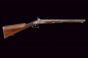 Bellissima doppietta a luminello di Karl Pirko per la caccia al cinghiale  - Asta Rare Armi Antiche e Militaria da tutto il mondo - Associazione Nazionale - Case d'Asta italiane