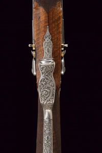 Bellissima doppietta a luminello di Karl Pirko per la caccia al cinghiale  - Asta Rare Armi Antiche e Militaria da tutto il mondo - Associazione Nazionale - Case d'Asta italiane