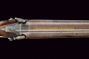 Bellissima doppietta a luminello di Moulard Dufourd con canne corte  - Asta Rare Armi Antiche e Militaria da tutto il mondo - Associazione Nazionale - Case d'Asta italiane